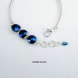 bracelet hematite bleu turquoise