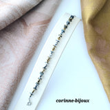 Bracelet moderne argenté et doré