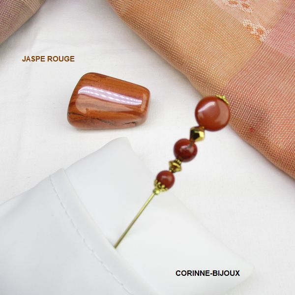Lot De 6 Fibules Broches épingles Chapeau – Couleurs Variées (vert, Rouge, Ambre, Doré…)